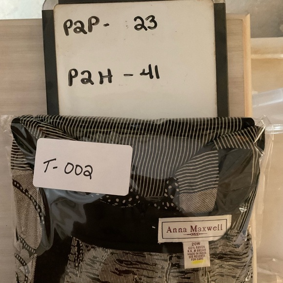 Anna Maxwell dress. Black and white. Size 20W - Picture 12 of 12